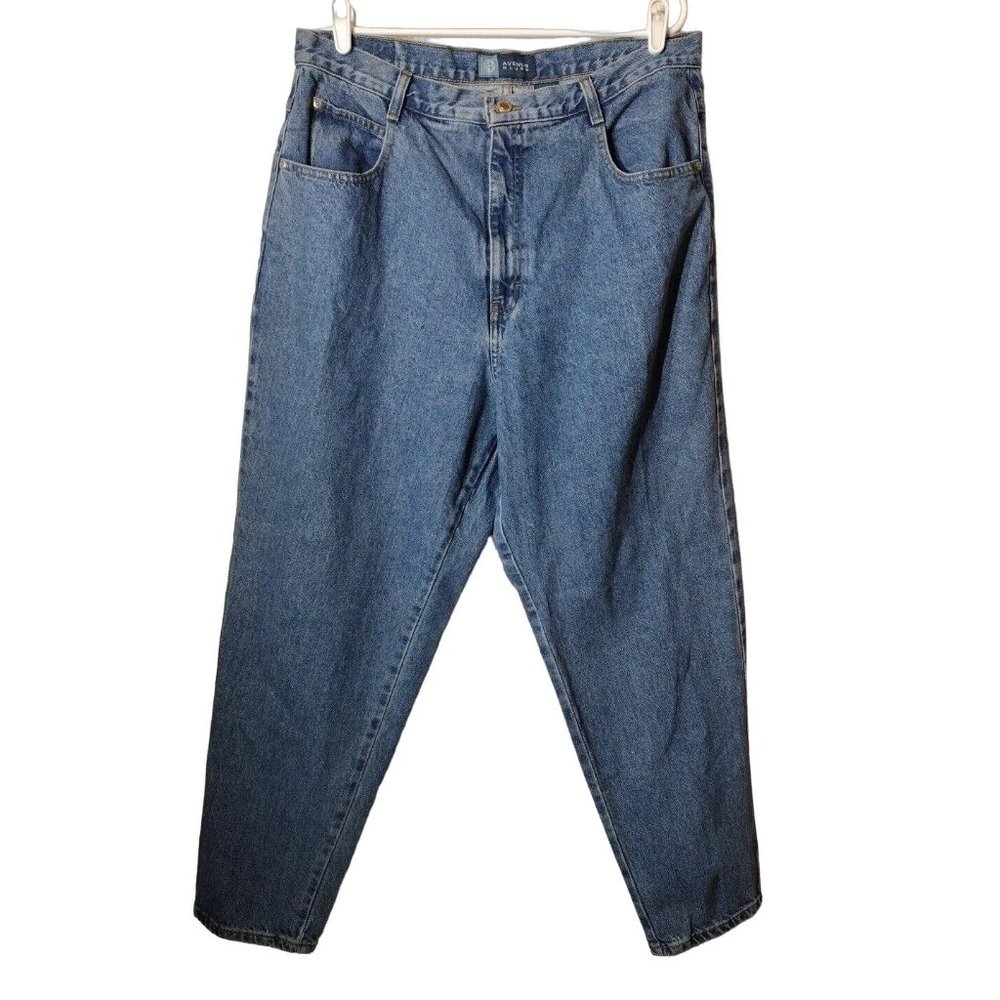 Avenue Blues Jeans Womens 18 Average Tapered Wide Leg Summer